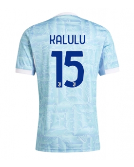 Billige Fotballdrakt Juventus Pierre Kalulu #15 Replika Bortedrakt 2025-26 Kortermet Billige Fotballdrakt Juventus Pierre Kalulu #15 Replika Bortedrakt 2025-26 Kortermet